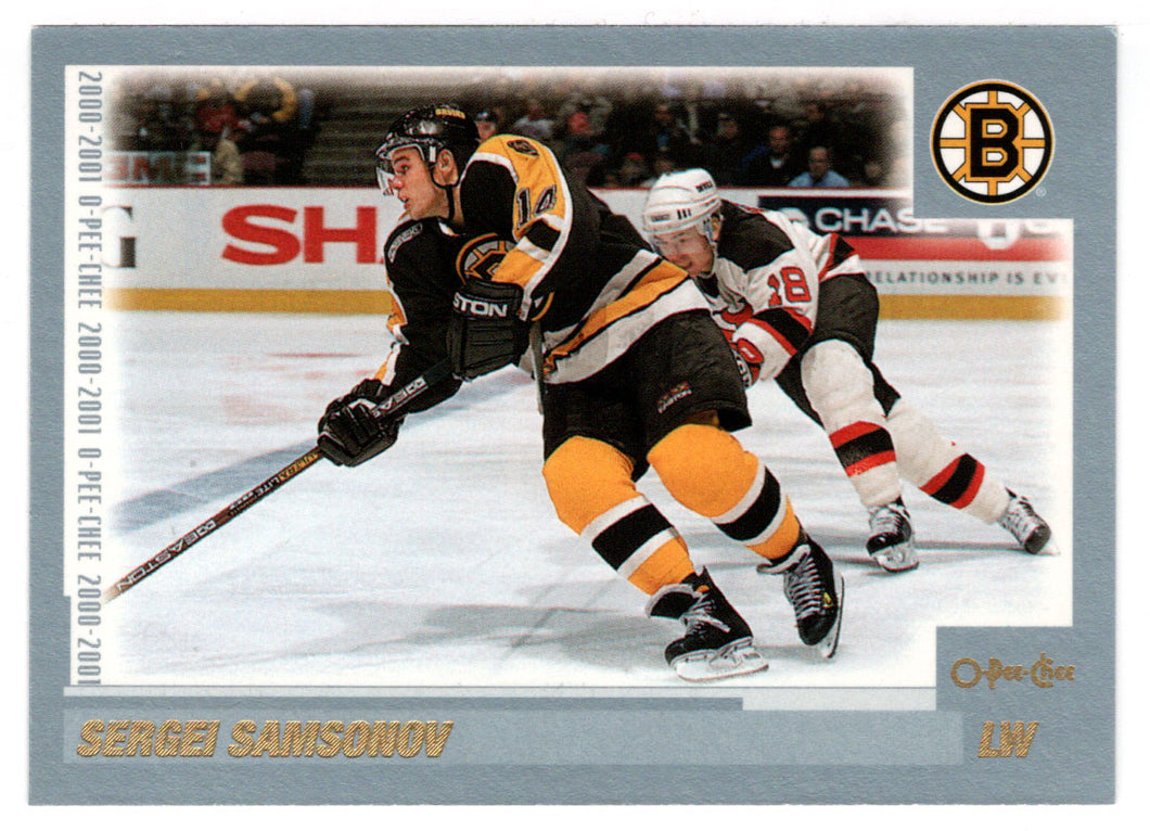 Sergei Samsonov - Boston Bruins (NHL Hockey Card) 2000-01 O-Pee-Chee # 108 Mint