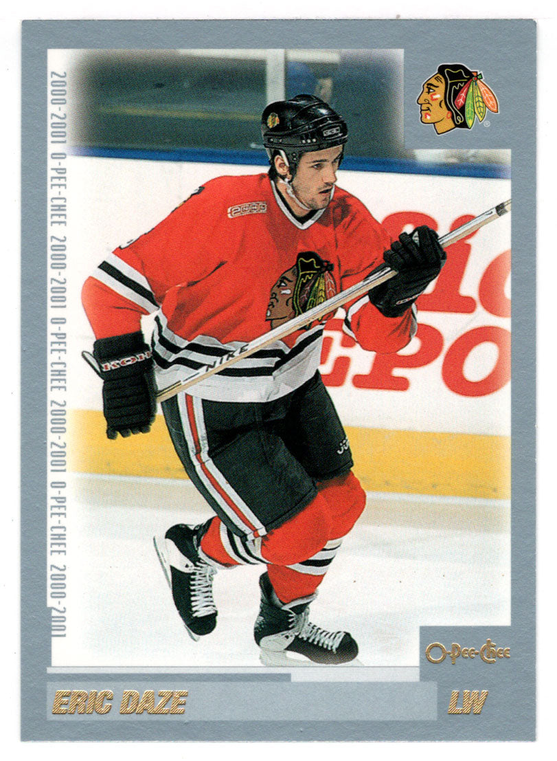 Eric Daze - Chicago Blackhawks (NHL Hockey Card) 2000-01 O-Pee-Chee # 113 Mint