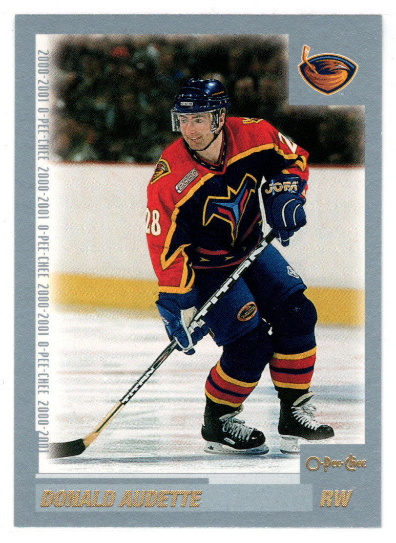 Donald Audette - Atlanta Thrashers (NHL Hockey Card) 2000-01 O-Pee-Chee # 148 Mint