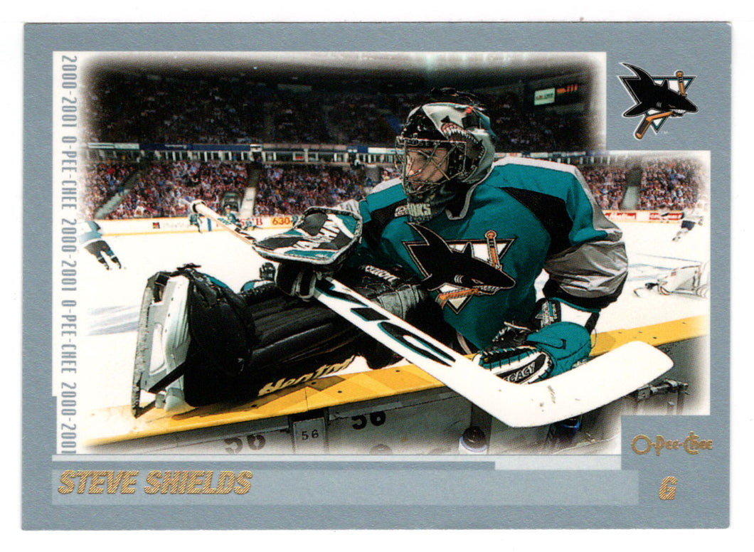 Steve Shields - San Jose Sharks (NHL Hockey Card) 2000-01 O-Pee-Chee # 161 Mint