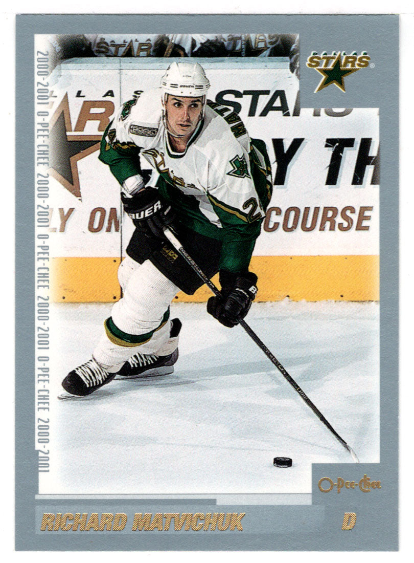 Richard Matvichuk - Dallas Stars (NHL Hockey Card) 2000-01 O-Pee-Chee # 219 Mint