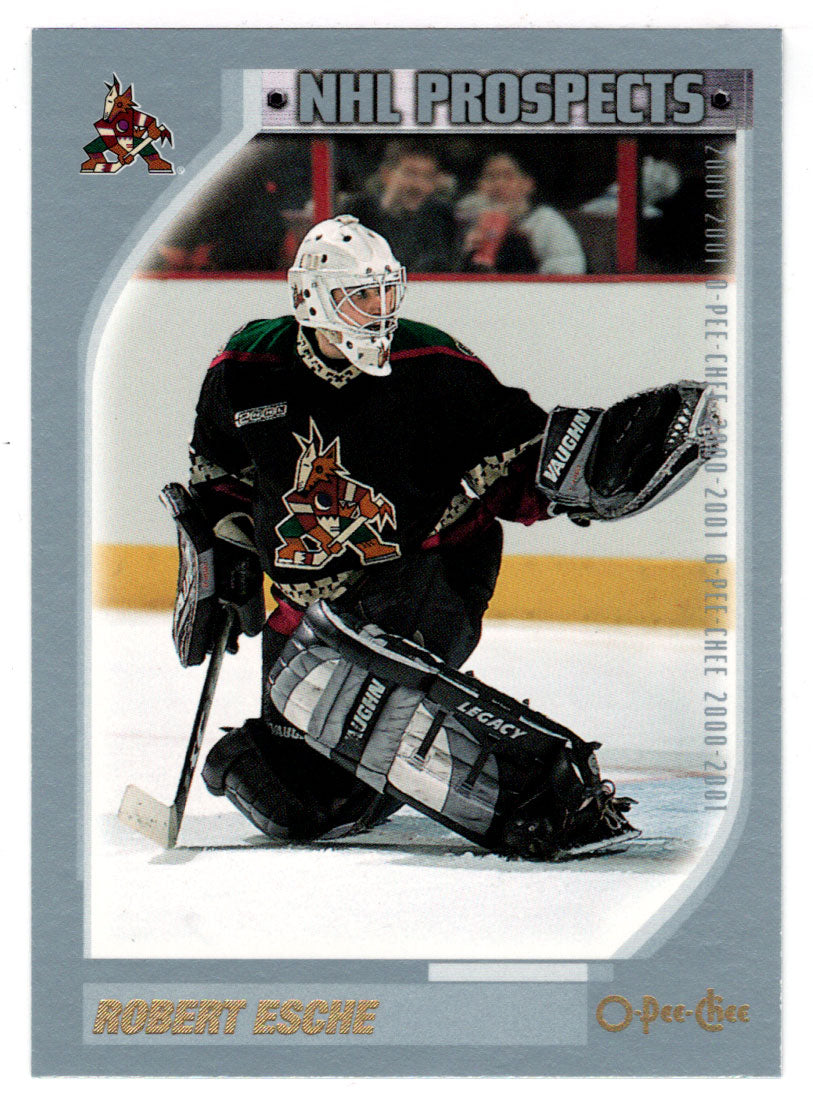 Robert Esche - Phoenix Coyotes - Top Prospects (NHL Hockey Card) 2000-01 O-Pee-Chee # 295 Mint