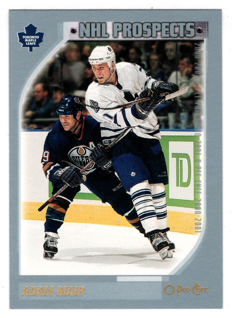 Adam Mair - Toronto Maple Leafs - Top Prospects (NHL Hockey Card) 2000-01 O-Pee-Chee # 296 Mint