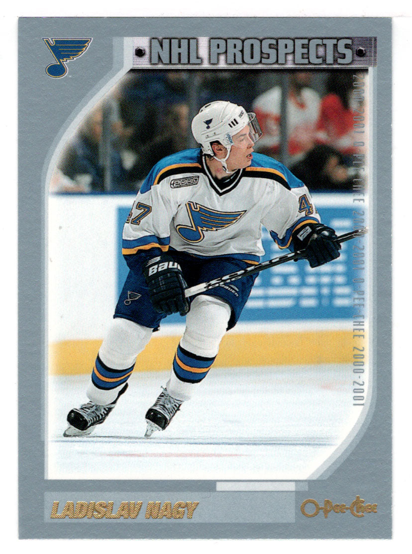 Ladislav Nagy - St. Louis Blues - Top Prospects (NHL Hockey Card) 2000-01 O-Pee-Chee # 297 Mint