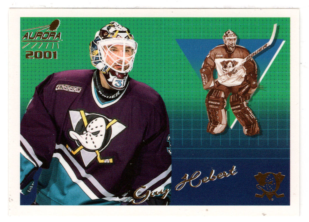Guy Hebert - Anaheim Ducks (NHL Hockey Card) 2000-01 Pacific Aurora # 1 Mint