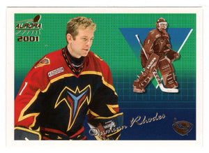 Damian Rhodes - Atlanta Thrashers (NHL Hockey Card) 2000-01 Pacific Aurora # 7 Mint