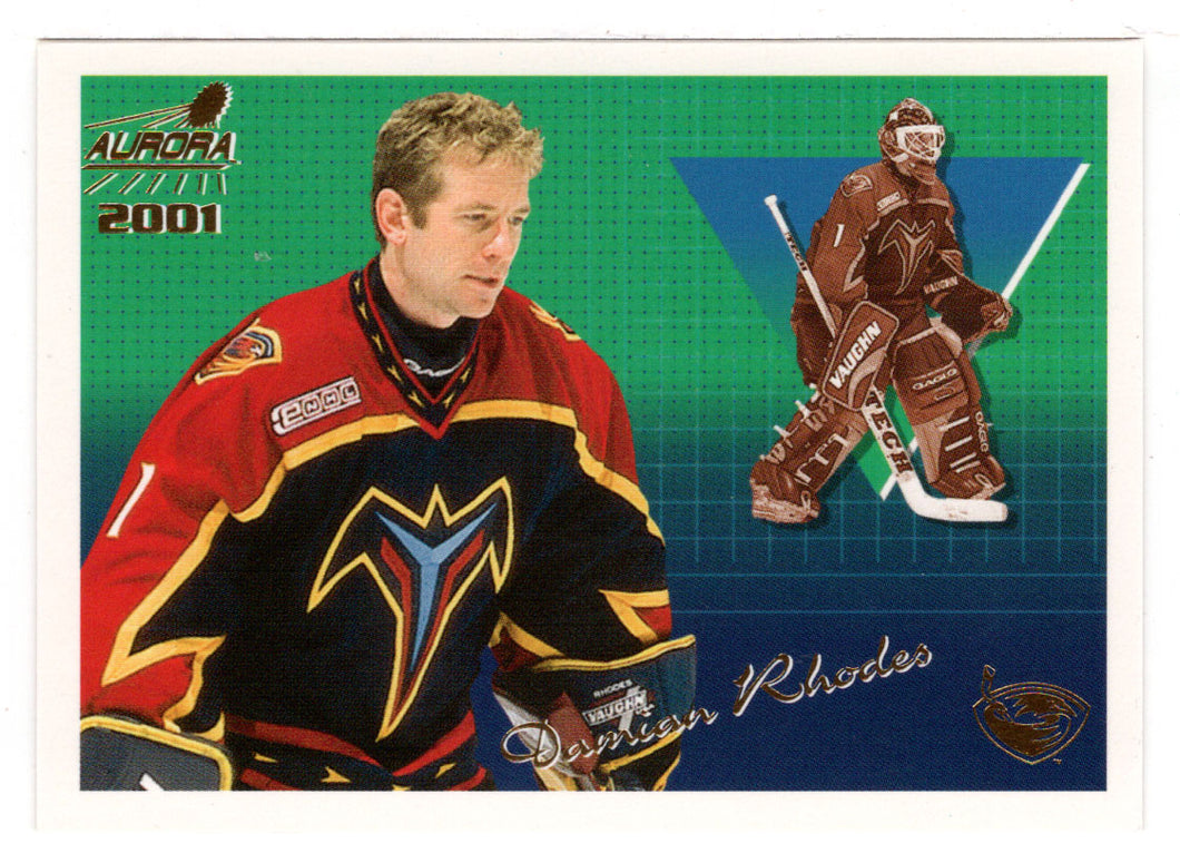 Damian Rhodes - Atlanta Thrashers (NHL Hockey Card) 2000-01 Pacific Aurora # 7 Mint