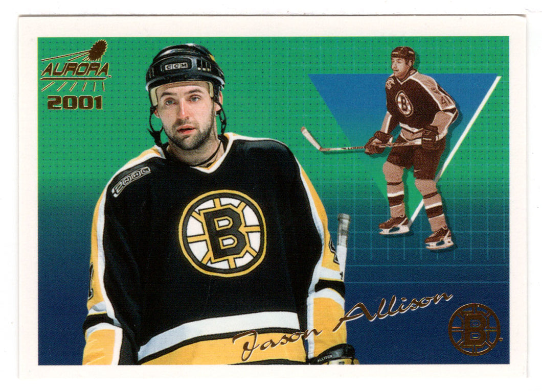 Jason Allison - Boston Bruins (NHL Hockey Card) 2000-01 Pacific Aurora # 9 Mint