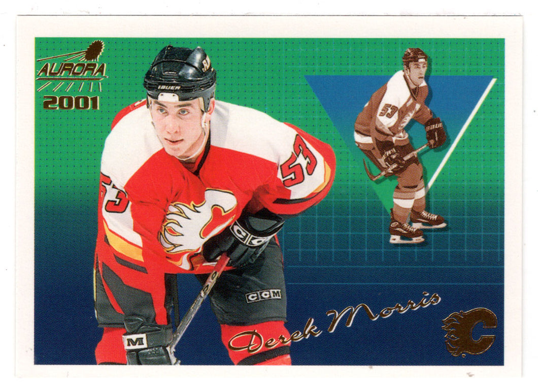Derek Morris - Calgary Flames (NHL Hockey Card) 2000-01 Pacific Aurora # 25 Mint