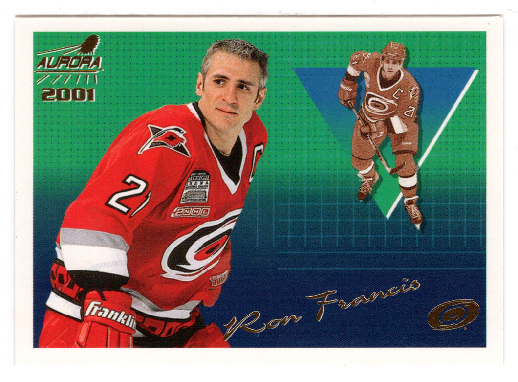 Ron Francis - Carolina Hurricanes (NHL Hockey Card) 2000-01 Pacific Aurora # 28 Mint