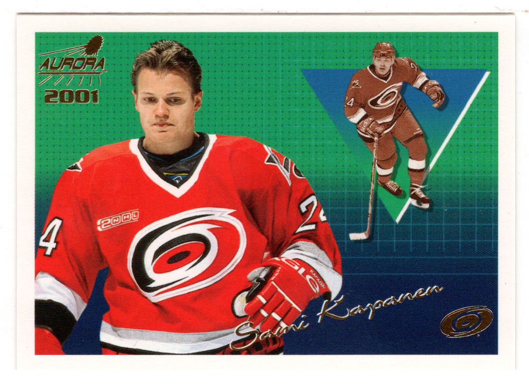 Sami Kapanen - Carolina Hurricanes (NHL Hockey Card) 2000-01 Pacific Aurora # 30 Mint