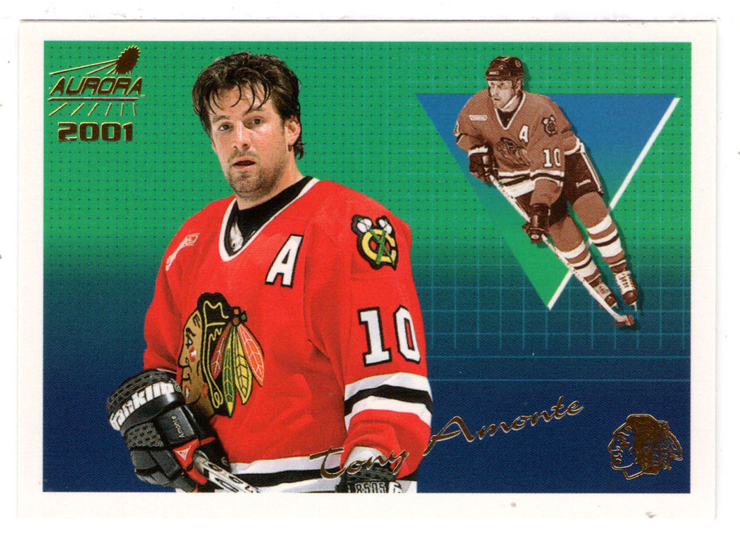 Tony Amonte - Chicago Blackhawks (NHL Hockey Card) 2000-01 Pacific Aurora # 31 Mint