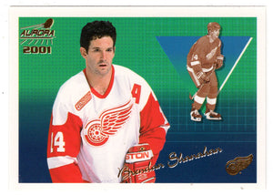 Brendan Shanahan - Detroit Red Wings (NHL Hockey Card) 2000-01 Pacific Aurora # 52 Mint