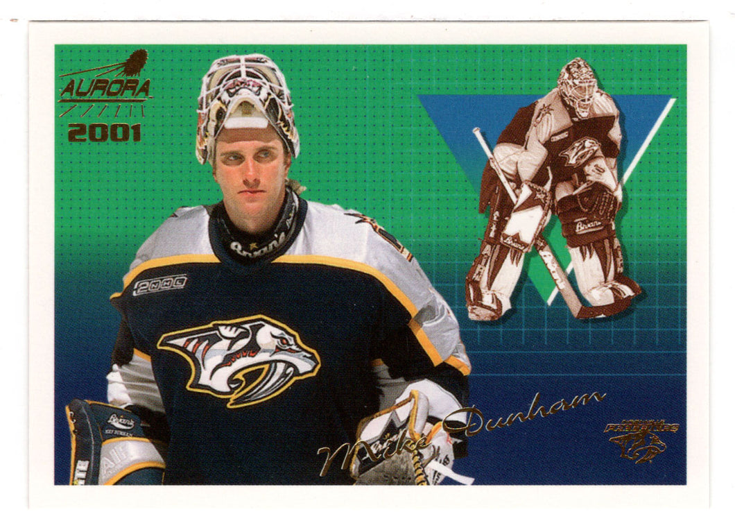 Mike Dunham - Nashville Predators (NHL Hockey Card) 2000-01 Pacific Aurora # 76 Mint