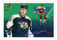Patric Kjellberg - Nashville Predators (NHL Hockey Card) 2000-01 Pacific Aurora # 77 Mint