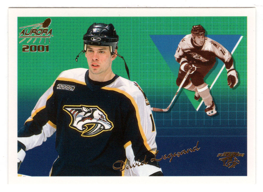 David Legwand - Nashville Predators (NHL Hockey Card) 2000-01 Pacific Aurora # 78 Mint