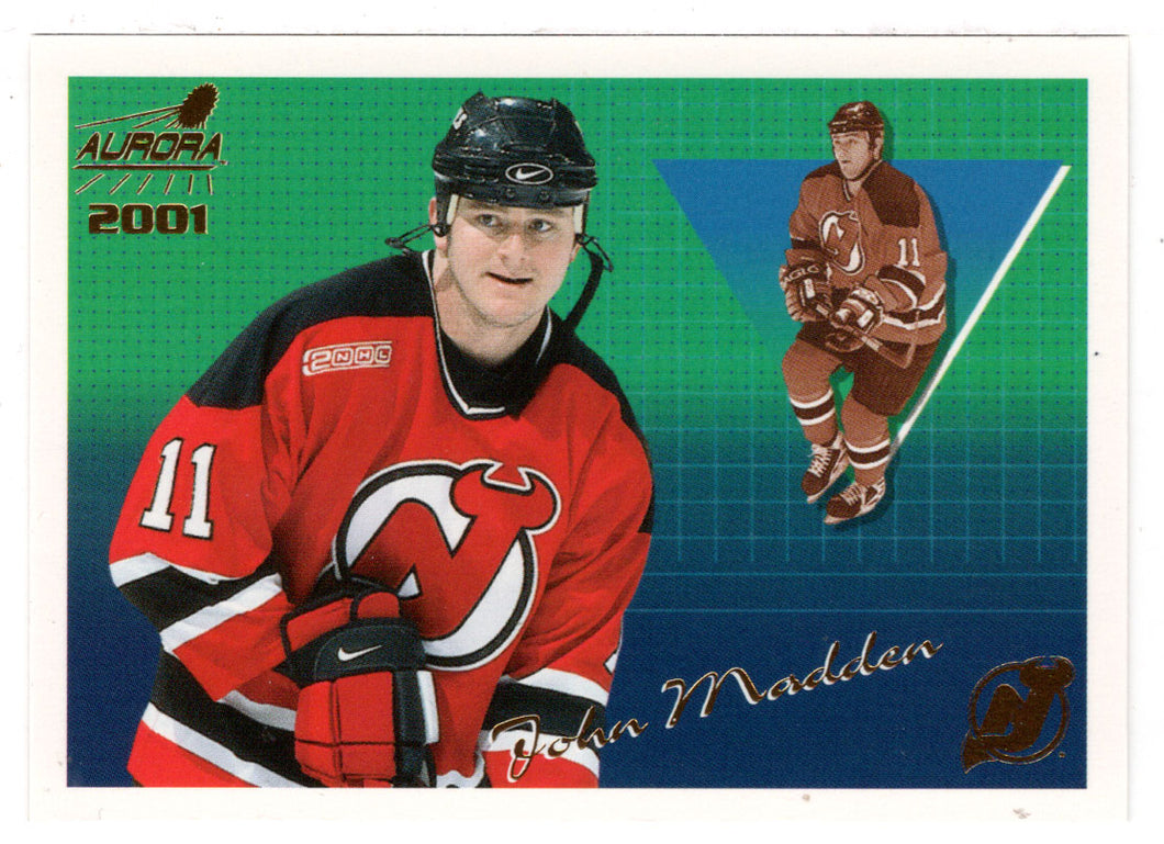 John Madden - New Jersey Devils (NHL Hockey Card) 2000-01 Pacific Aurora # 84 Mint