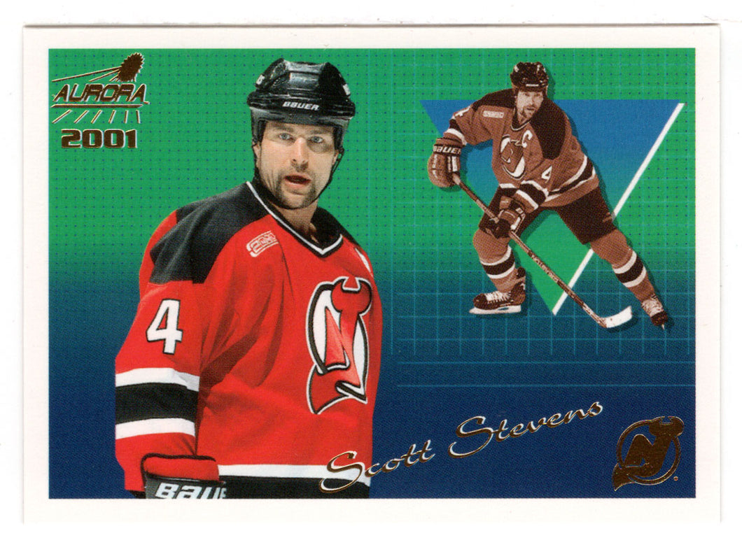 Scott Stevens - New Jersey Devils (NHL Hockey Card) 2000-01 Pacific Aurora # 85 Mint