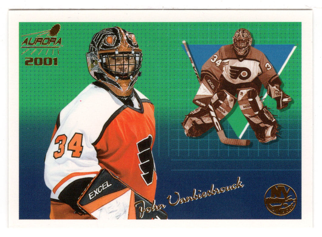 John Vanbiesbrouck - Philadelphia Flyers (NHL Hockey Card) 2000-01 Pacific Aurora # 91 Mint