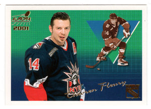 Theo Fleury - New York Rangers (NHL Hockey Card) 2000-01 Pacific Aurora # 92 Mint