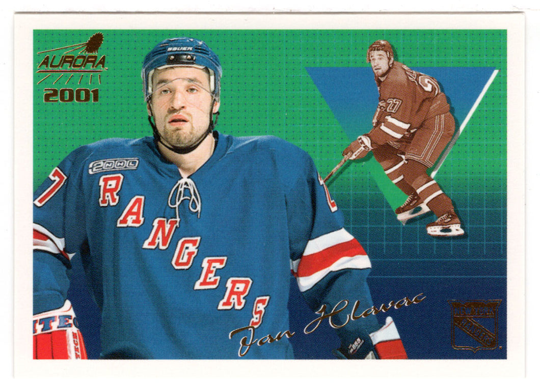 Jan Hlavac - New York Rangers (NHL Hockey Card) 2000-01 Pacific Aurora # 94 Mint