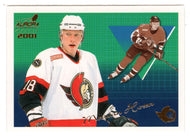 Marian Hossa - Ottawa Senators (NHL Hockey Card) 2000-01 Pacific Aurora # 101 Mint