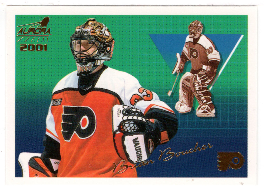 Brian Boucher - Philadelphia Flyers (NHL Hockey Card) 2000-01 Pacific Aurora # 104 Mint