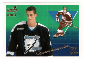 Vincent Lecavalier - Tampa Bay Lightning (NHL Hockey Card) 2000-01 Pacific Aurora # 134 Mint