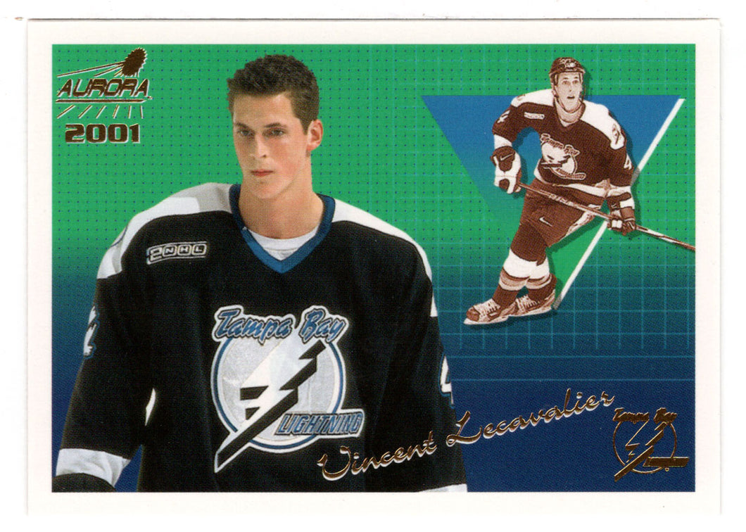 Vincent Lecavalier - Tampa Bay Lightning (NHL Hockey Card) 2000-01 Pacific Aurora # 134 Mint