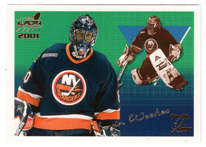 Kevin Weekes - New York Islanders - Tampa Bay Lightning (NHL Hockey Card) 2000-01 Pacific Aurora # 135 Mint