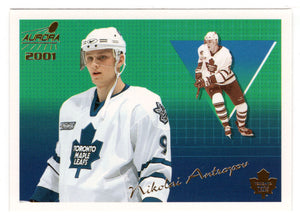Nikolai Antropov - Toronto Maple Leafs (NHL Hockey Card) 2000-01 Pacific Aurora # 136 Mint