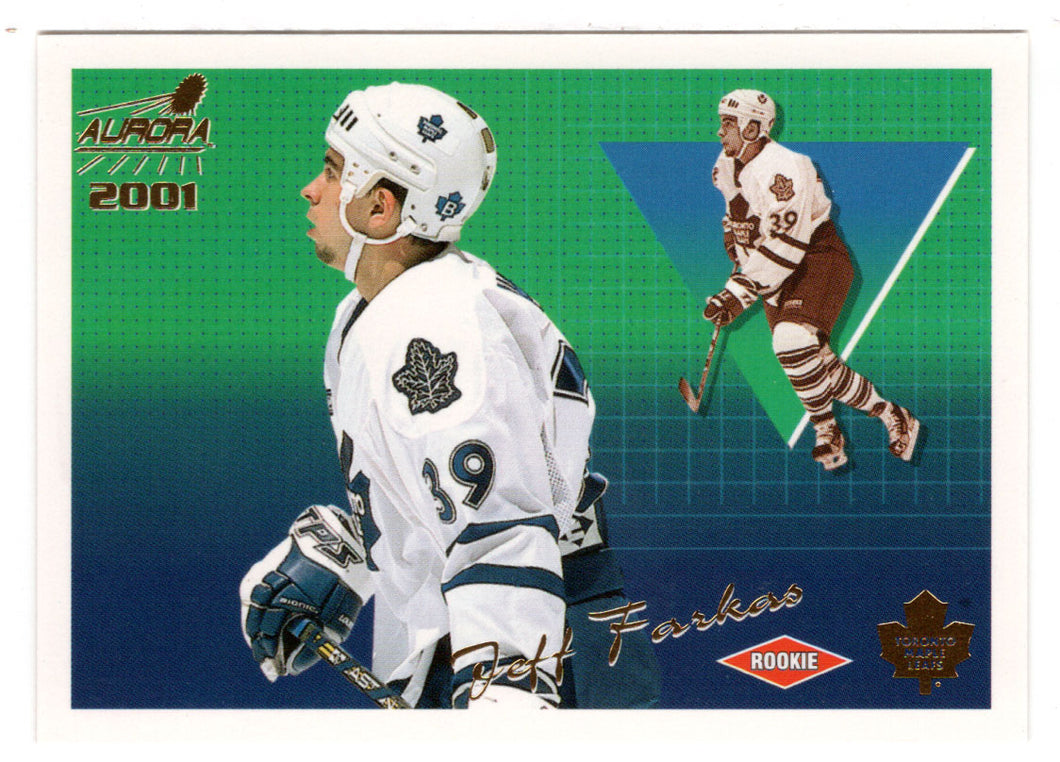 Jeff Farkas - Toronto Maple Leafs (NHL Hockey Card) 2000-01 Pacific Aurora # 138 Mint
