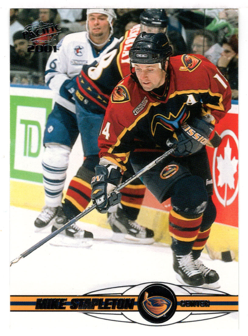 Mike Stapleton - Atlanta Thrashers (NHL Hockey Card) 2000-01 Pacific # 22 Mint