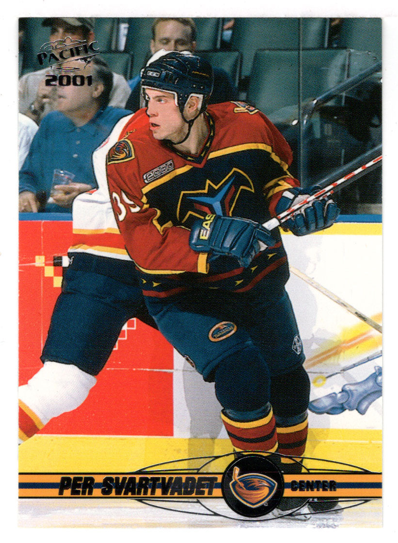 Per Svartvadet Atlanta Thrashers (NHL Hockey Card) 2000-01 Pacific 24  Mint