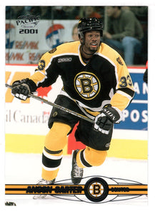 Anson Carter - Boston Bruins (NHL Hockey Card) 2000-01 Pacific # 31 Mint