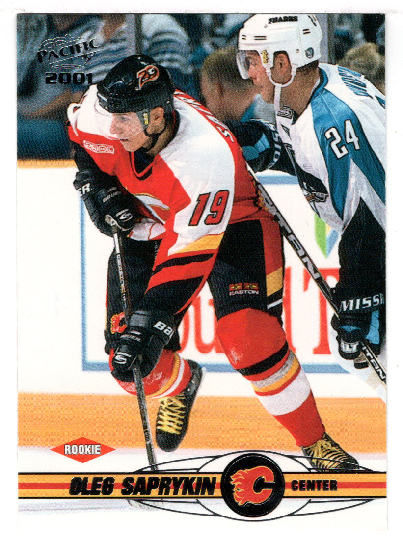 Oleg Saprykin - Calgary Flames (NHL Hockey Card) 2000-01 Pacific # 72 Mint