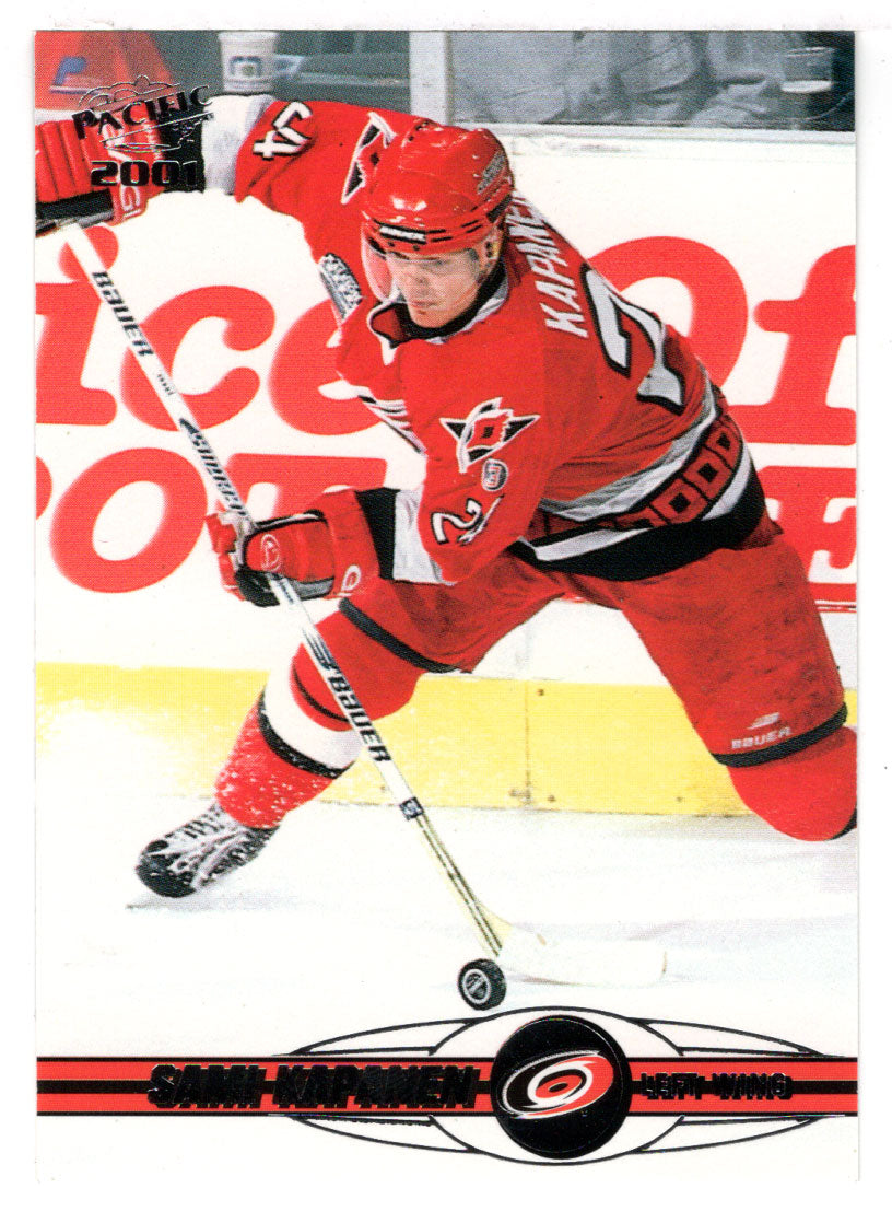 Sami Kapanen - Carolina Hurricanes (NHL Hockey Card) 2000-01 Pacific # 84 Mint