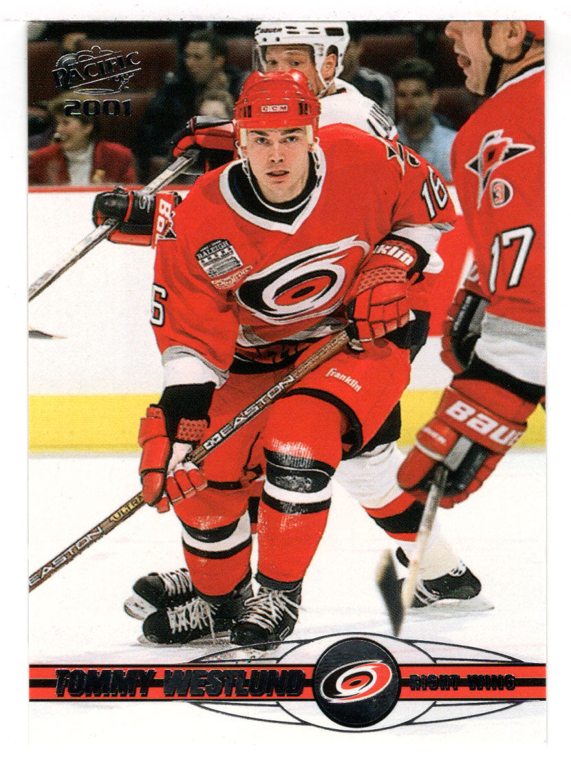 Tommy Westlund - Carolina Hurricanes (NHL Hockey Card) 2000-01 Pacific # 91 Mint