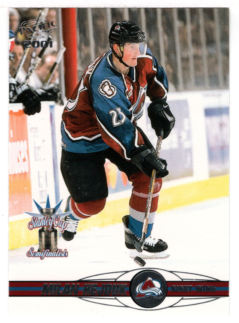 Milan Hejduk - Colorado Avalanche (NHL Hockey Card) 2000-01 Pacific # 115 Mint