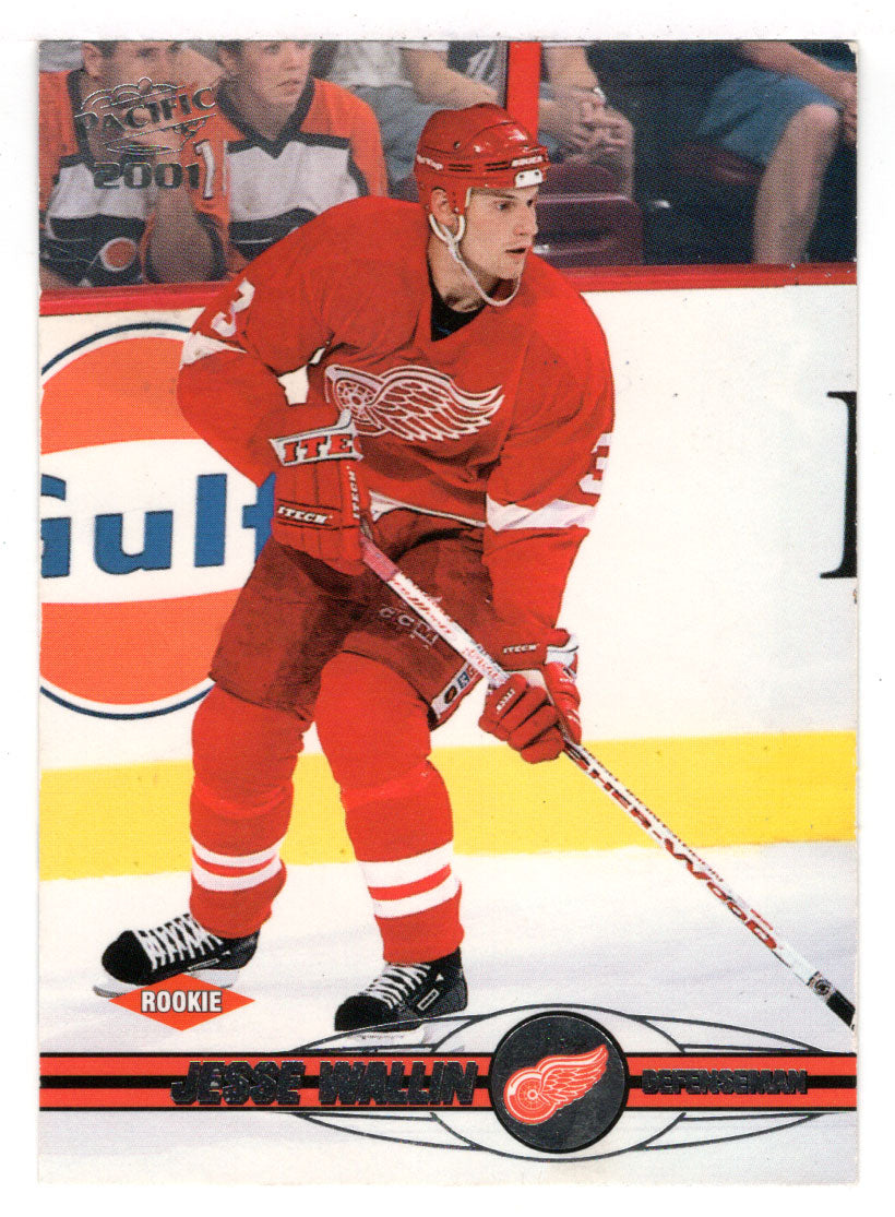 Jesse Wallin - Detroit Red Wings (NHL Hockey Card) 2000-01 Pacific # 160 Mint