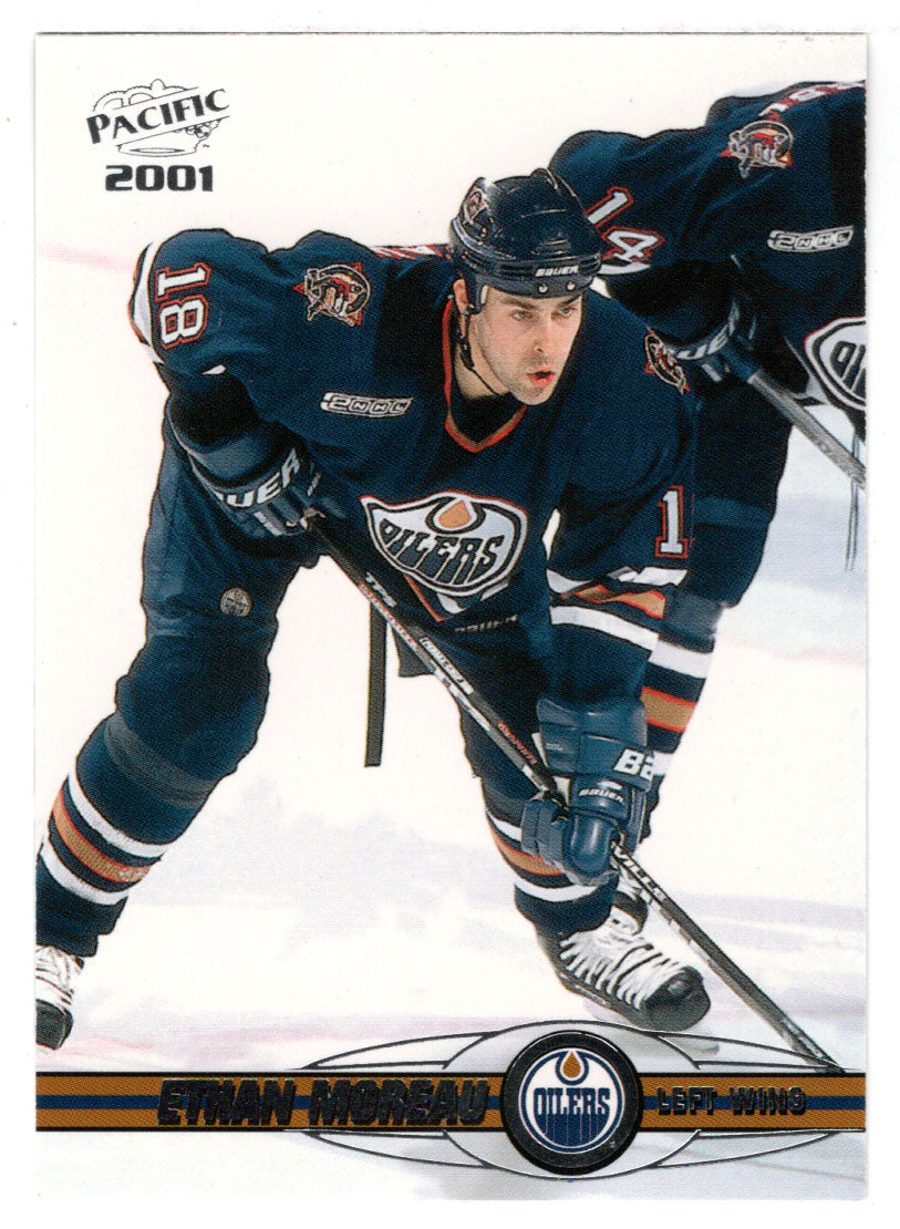 Ethan Moreau - Edmonton Oilers (NHL Hockey Card) 2000-01 Pacific # 170 Mint