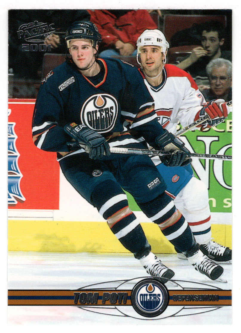 Tom Poti - Edmonton Oilers (NHL Hockey Card) 2000-01 Pacific # 171 Mint