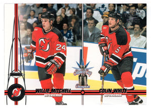 Willie Mitchell RC - Colin White RC - New Jersey Devils (NHL Hockey Card) 2000-01 Pacific # 246 Mint