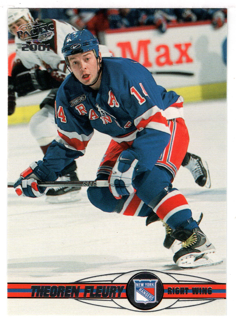 Theo Fleury - New York Rangers (NHL Hockey Card) 2000-01 Pacific # 260 Mint