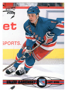 Valeri Kamensky - New York Rangers (NHL Hockey Card) 2000-01 Pacific # 264 Mint