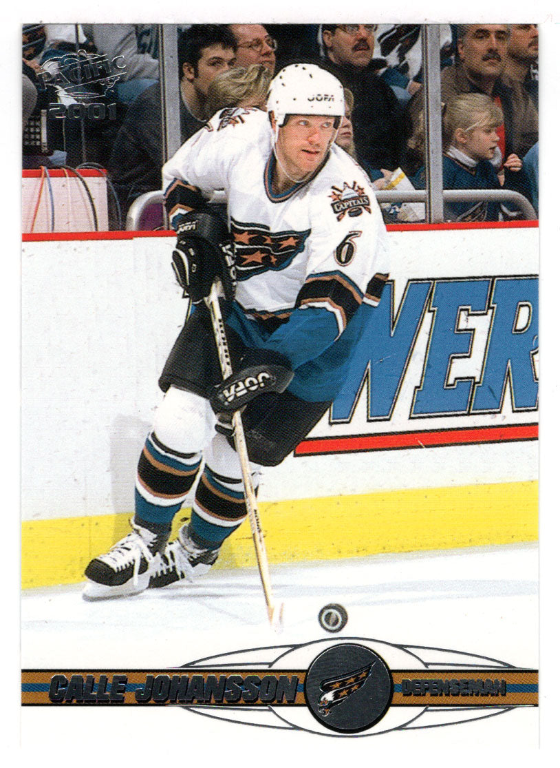 Calle Johansson - Washington Capitals (NHL Hockey Card) 2000-01 Pacific # 423 Mint