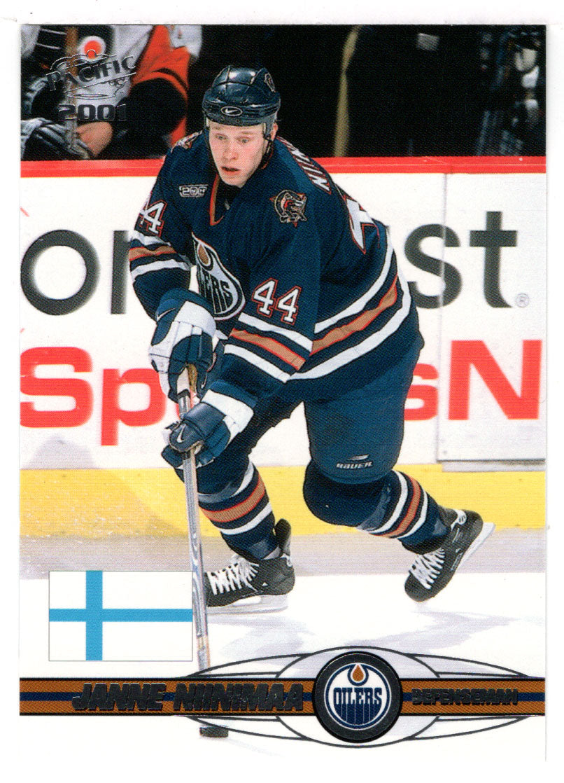 Janne Niinimaa - Edmonton Oilers (NHL Hockey Card) 2000-01 Pacific # 437 Mint