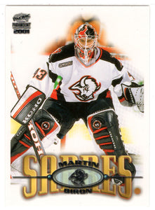 Martin Biron - Buffalo Sabres (NHL Hockey Card) 2000-01 Pacific Paramount # 26 Mint