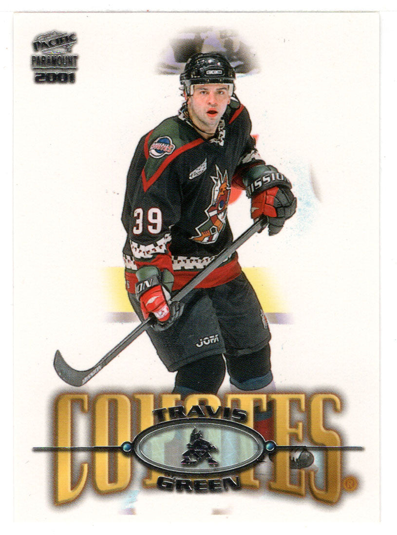 Travis Green - Phoenix Coyotes (NHL Hockey Card) 2000-01 Pacific Paramount # 189 Mint