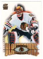 Jocelyn Thibault - Chicago Blackhawks - Gold Edition (NHL Hockey Card) 2000-01 Pacific Paramount # 54 Mint